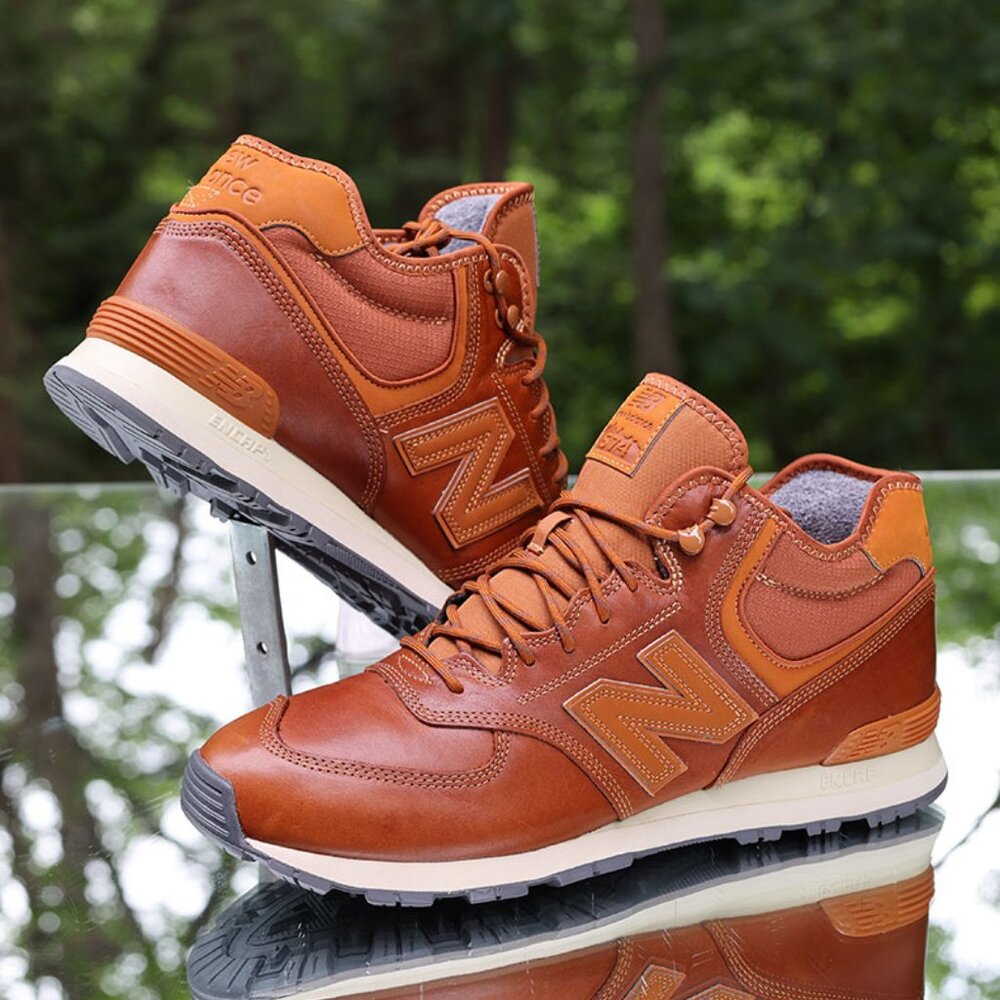 New Balance 574 Mid Rich Brown - Picture 2 of 13